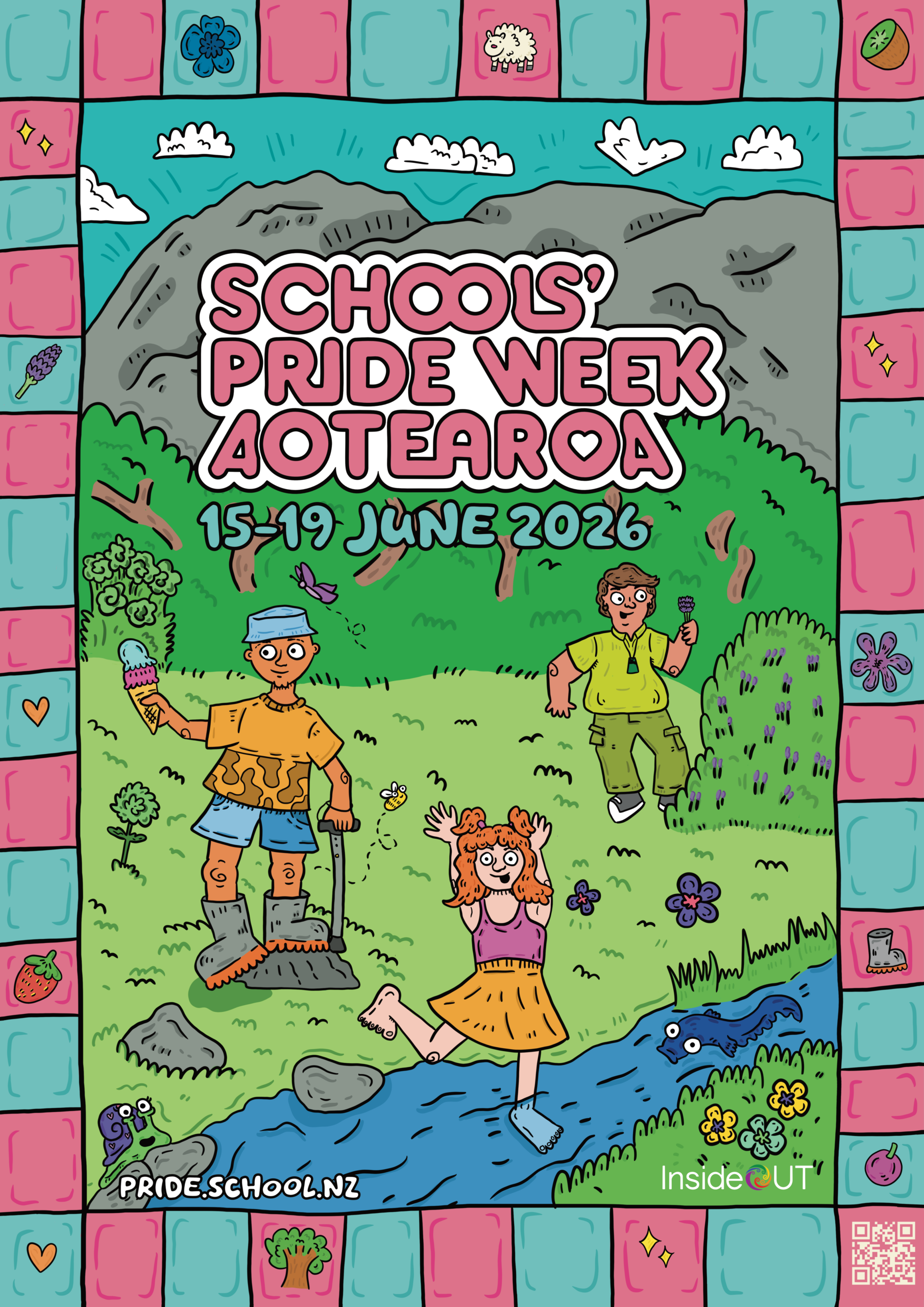 SPWA26 poster An A3 poster for the Schools' Pride Week 2025 campaign